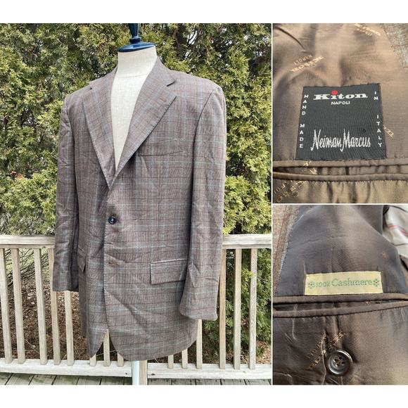 Kiton Other - Size 52 Kiton 100% Cashmere Sport Coat Blazer Jacket Made in Italy